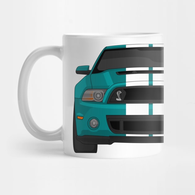 MUSTANG SHELBY GT500 TEAL by VENZ0LIC